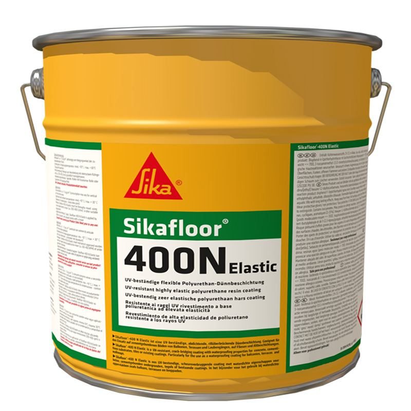 Sikafloor -400 N Elastic υψηλής ελαστικότητας, έγχρωμη πολυουρεθανική επίστρωση που ωριμάζει με την ατμοσφαιρική υγρασία
