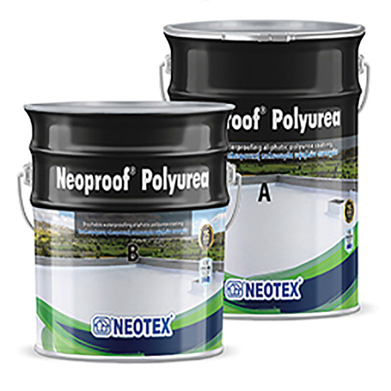 Neoproof Polyurea Πλήρως αλειφατική επαλειφόμενη ελαστική πολυουρία
