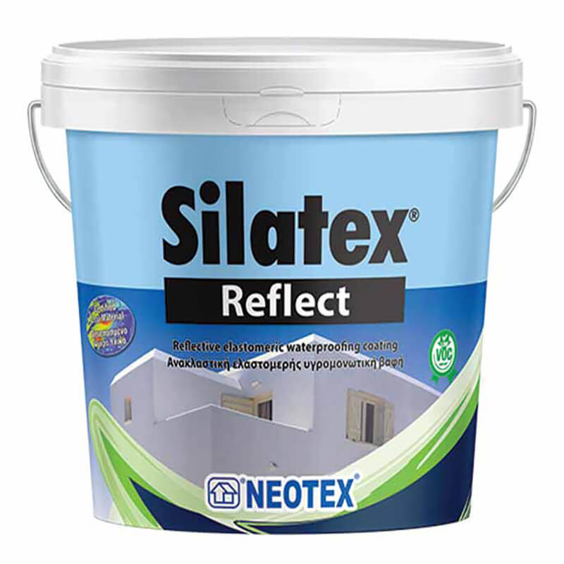 Silatex Reflect Ελαστομερής υγρομονωτική βαφή κάθετων επιφανειών