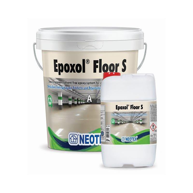 Epoxol Floor S Υψηλών αντοχών, εποξειδικό σύστημα χωρίς διαλύτες, για δημιουργία αυτoεπιπεδούμενων δαπέδων