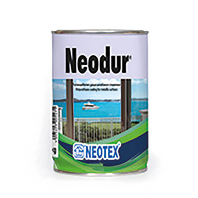 Neodur Υψηλών αντοχών βαφή αλειφατικής πολυουρεθάνης, δύο συστατικών, ιδανική για προστασία εξωτερικών μεταλλικών επιφανειών