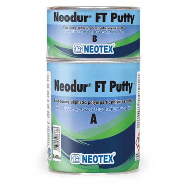 Neodur FT Putty Ταχυστέγνωτος στόκος αλειφατικής πολυουρίας, δύο συστατικών, για εφαρμογές σφραγίσεων, συγκολλήσεων, στερεώσεων