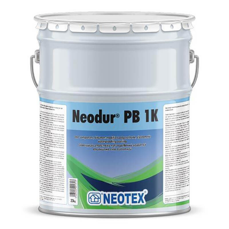 Neodur PB 1K Ελαστομερές επαλειπτικό, ενός συστατικού, βάσης ασφάλτου και τροποποιημένης πολυουρεθάνης
