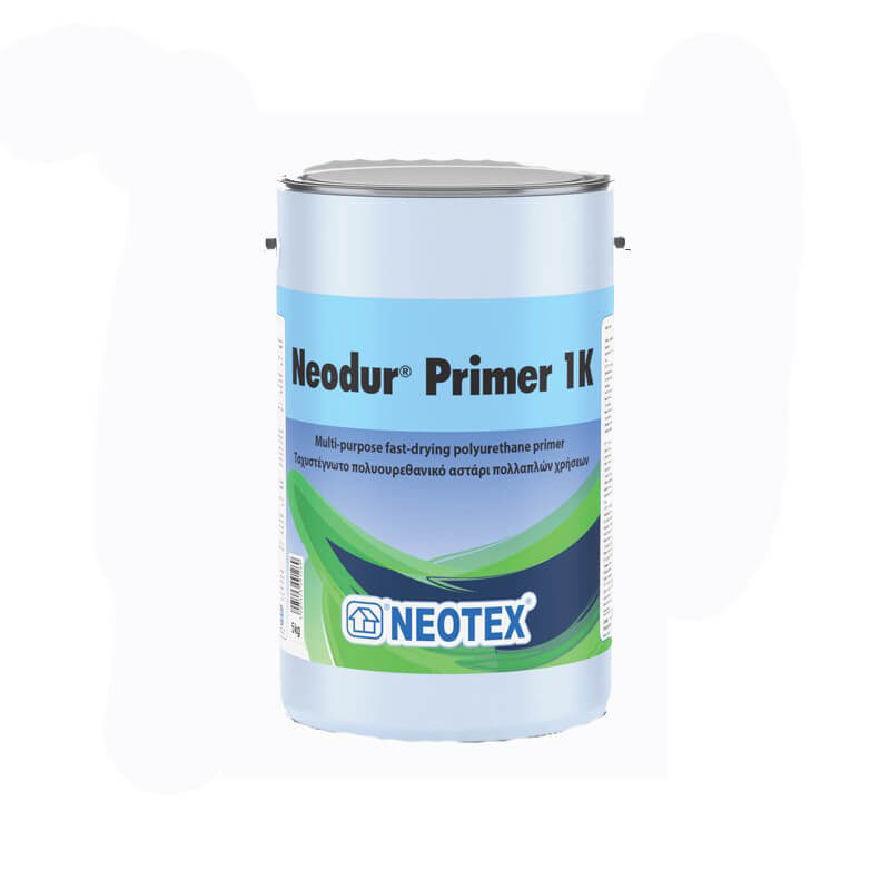Neodur Primer 1K Πολυουρεθανικό αστάρι πρόσφυσης ενός συστατικού, που στεγνώνει γρήγορα, ιδανικό για τσιμεντοειδείς επιφάνειες και ασφαλτικά υποστρώματα