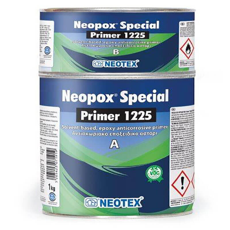 Neopox Special Primer 1225 Αντισκωριακό αστάρι εποξειδικής βάσης, δύο συστατικών, για μεταλλικές επιφάνειες
