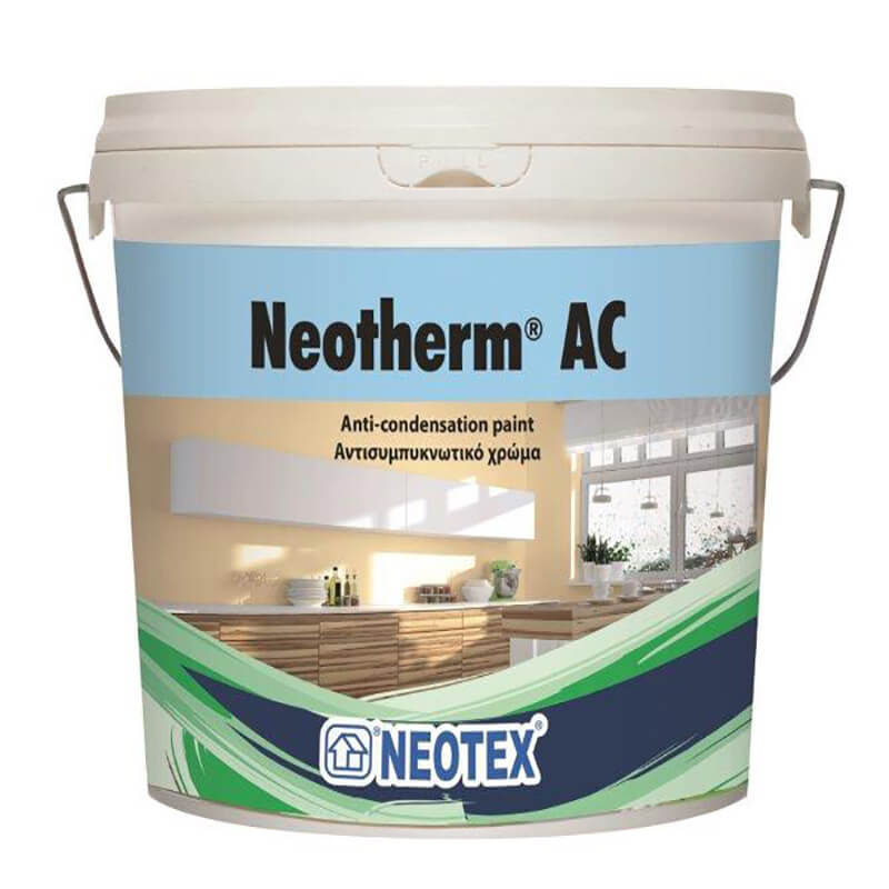 Neotherm AC Αντισυμπυκνωτική βαφή με θερμομονωτικές ιδιότητες, κατάλληλη για εσωτερική χρήση