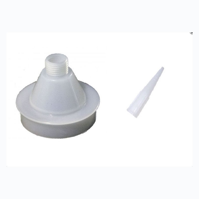 White Unipack Adaptor Υποδοχέας για την προσαρμογή των διάφανων ακροφύσιων για σαλάμια