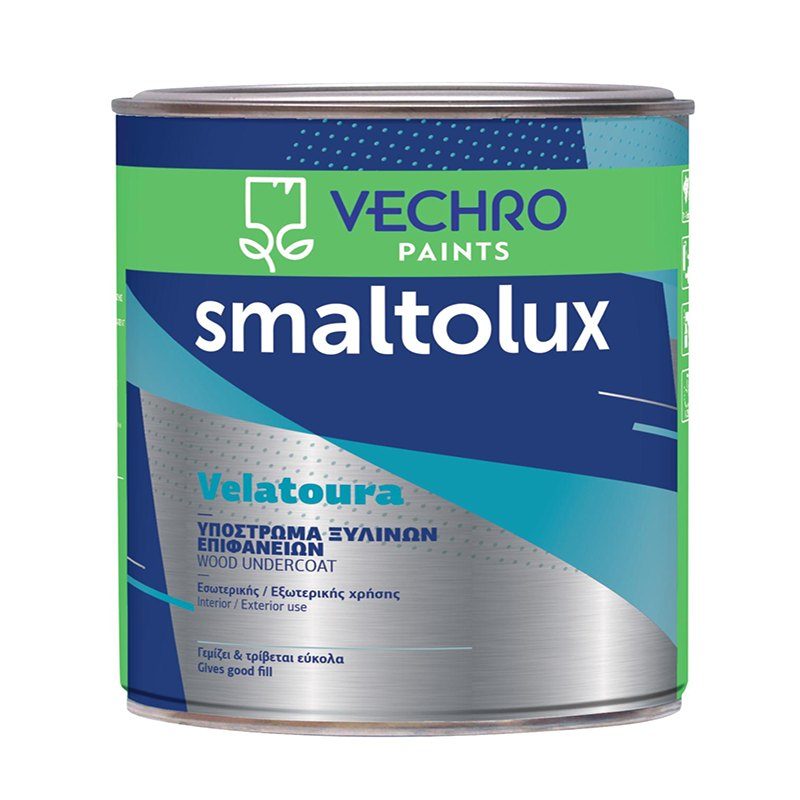 Smaltolux Velatoura Υπόστρωμα βερνικοχρωμάτων για ξύλινες επιφάνειες και MDF, με γεμιστικές ιδιότητες