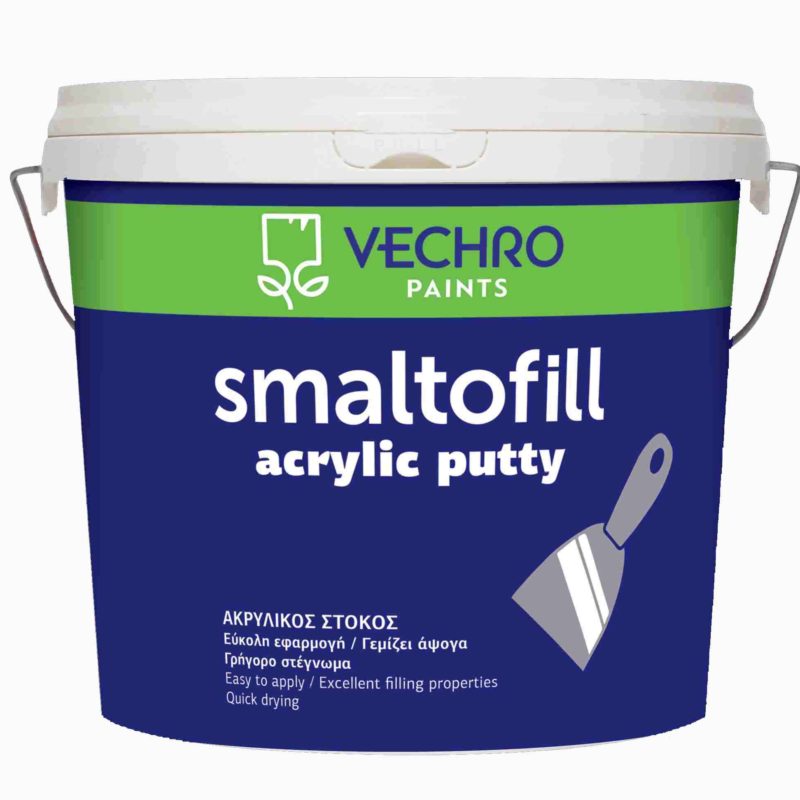 Smaltofill Acrylic Putty Ακρυλικός στόκος σπατουλαρίσματος για εσωτερική και εξωτερική χρήση