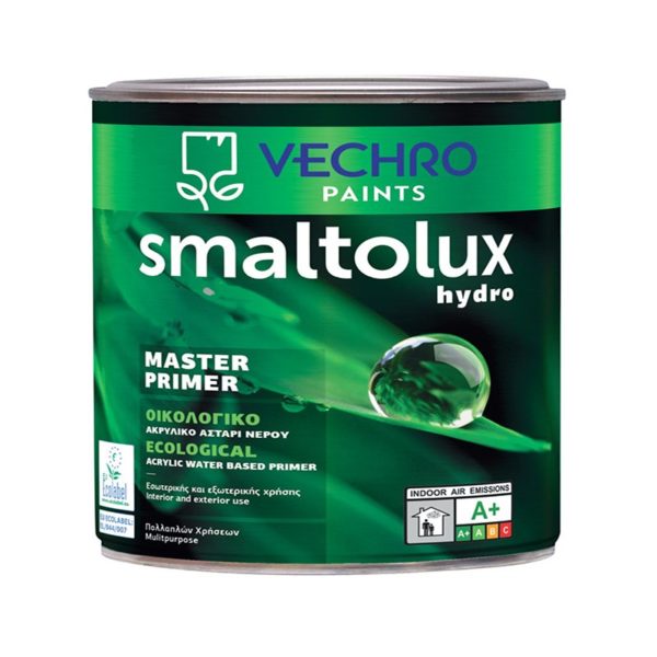 Smaltolux Hydro Master Primer Oικολογικό, υδατοδιαλυτό, λευκό ακρυλικό αστάρι