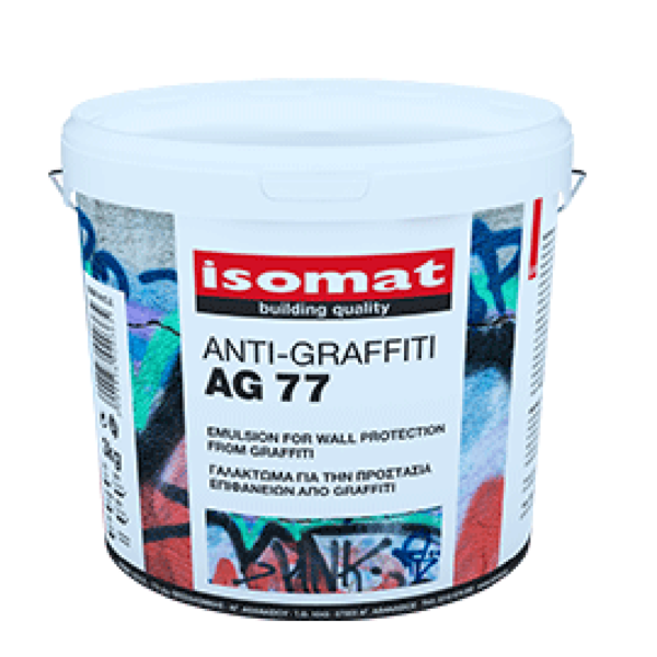 ANTI-GRAFFITI AG 77 Επαλειφόμενο γαλάκτωμα για την προστασία επιφανειών από graffiti και περιβαλλοντικούς ρύπους