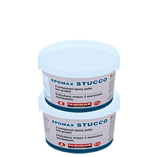 EPOMAX-STUCCO Εποξειδικός στόκος 2 συστατικών, ιδιαίτερα λεπτόκοκκος