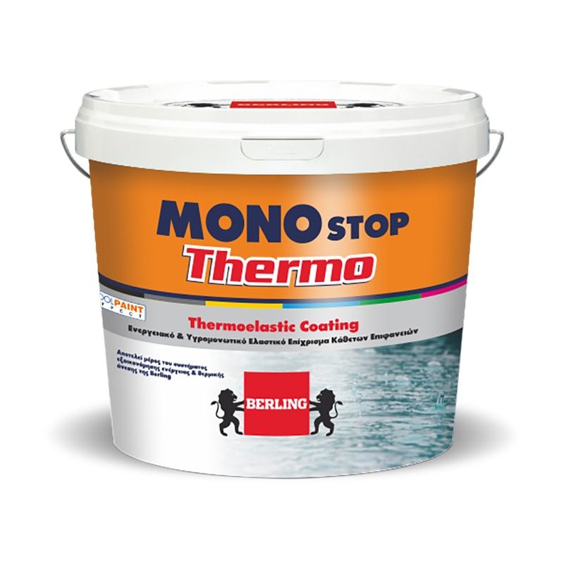 MONOSTOP THERMO Κορυφαίας ποιότητας 100% ακρυλικό θερμομονωτικό χρώμα
