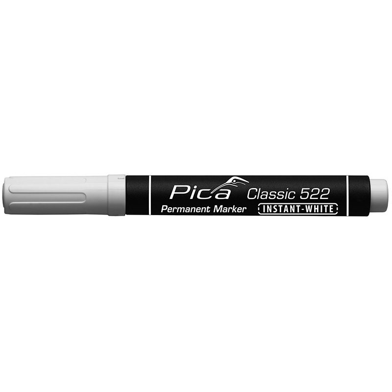 Pica Classic 522 INSTANT-WHITE Marker Round Tip Ανεξίτηλος μαρκαδόρος